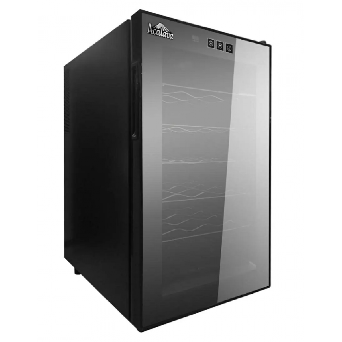 Acalava ALWC-18T48BFW 18瓶半導體電子酒櫃 | 恆溫保濕 | 觸控面板 (不銹鋼架)